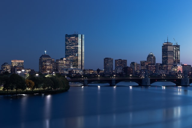 Boston city skyline